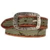 Gem Dandy Accessories Women's 1-1/2in. Tan Western Belt