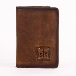 STS Ranch Wear Women's Brown Magnetic Wallet