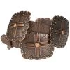 Mf Western Products Ladies Angel Ranch 1in. Brown Cross Concho Belt -Ariat shop 90605 default l