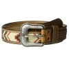 Mf Western Products Ariat Men's Brown Aztec Beaded Belt -Ariat shop 92251 default l