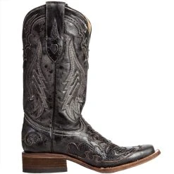 Corral Women's Vintage Black Python Inlay Cowgirl Boots -Ariat shop A2402 5