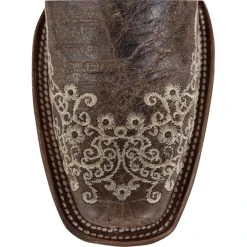 Corral Women's Brown Crater Bone Embroidery Cowgirl Boots -Ariat shop A2663 2