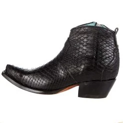 Corral Womens Corral Black Python Ankle Bootie -Ariat shop A4071 3