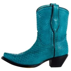 Corral Women`s Turquoise Python 8in. Top Boot -Ariat shop A4196 03