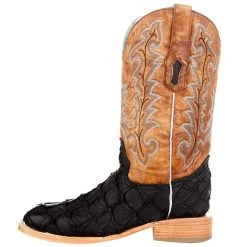 Corral Women's Black Fish Tan Top Boot -Ariat shop A4204 3