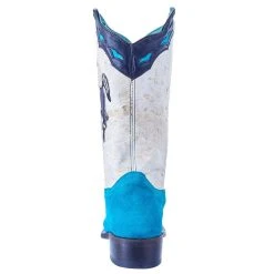 Corral Women`s Blue Suede Inlay Cowgirl Boot -Ariat shop A4210 4