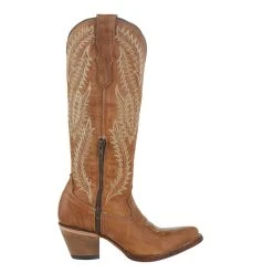 Corral Women`s Golden Embroidered 15in. Tall Top Boot -Ariat shop A4216 5