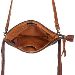 American Darling Cowhide Crossbody Purse -Ariat shop ADBG109TANTRQ 03