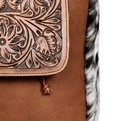 American Darling Tooled Cowhide Backpack -Ariat shop ADBG363BRWBR 03