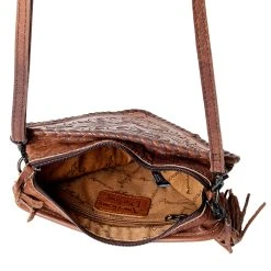 American Darling Floral Tooled Triangle Purse -Ariat shop ADBG576 05