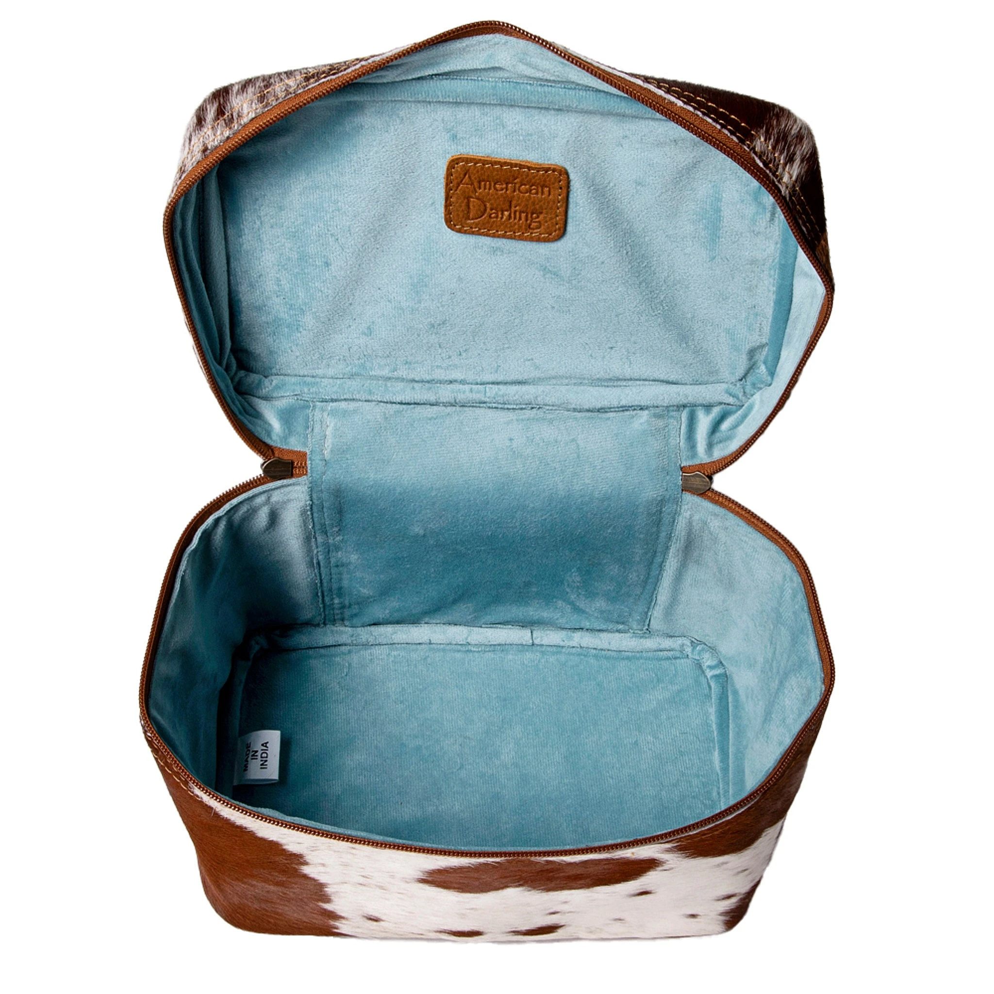 American Darling Cowhide Makeup Bag 6 American Darling Cowhide Makeup Bag - Image 4