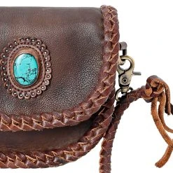 American Darling Crossbody Purse With Turquoise Stone -Ariat shop ADBGM338 03