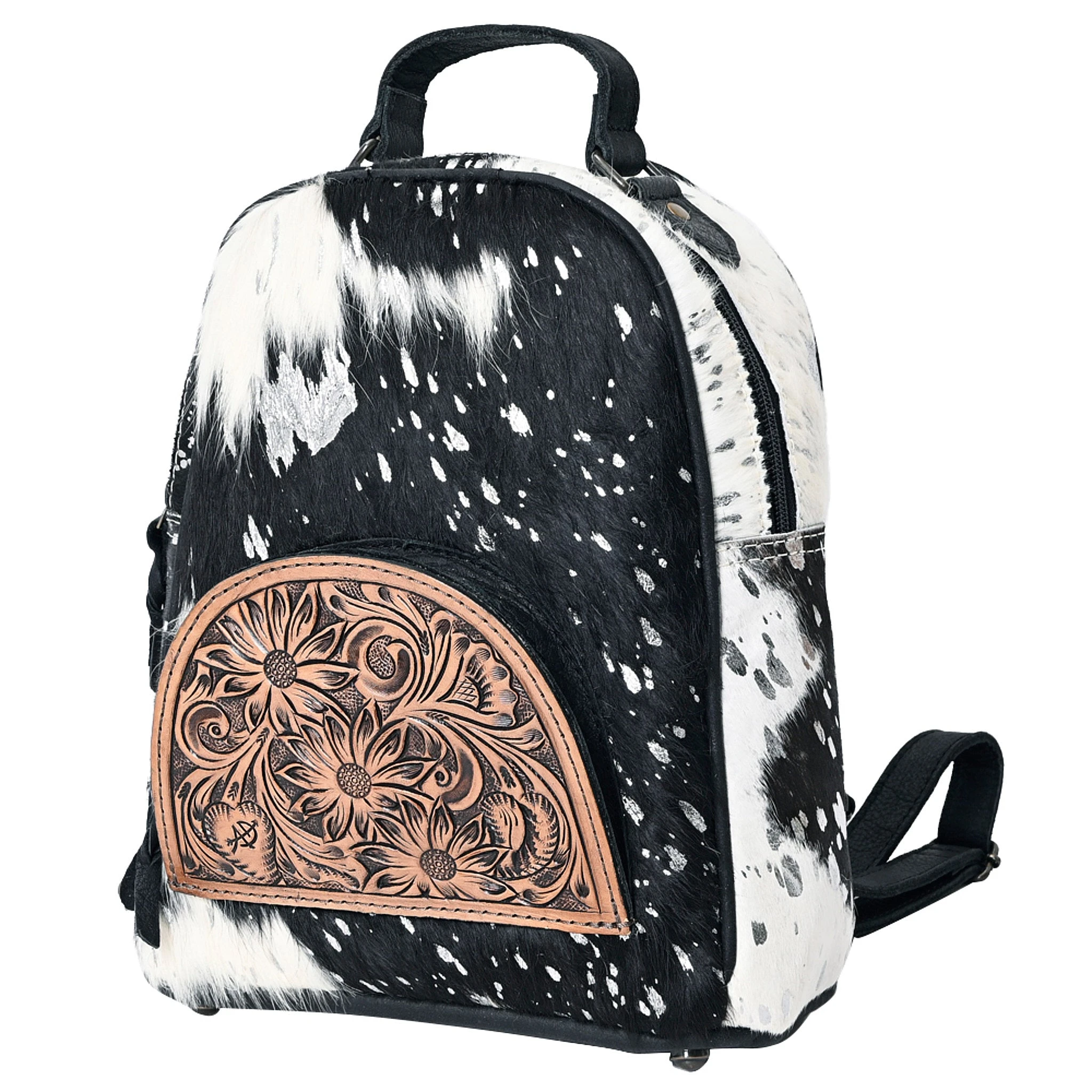 American Darling Small Hair-On Hide Convertible Concealed Carry Backpack Purse 4 American Darling Small Hair-On Hide Convertible Concealed Carry Backpack Purse - Image 2