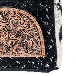 American Darling Small Hair-On Hide Convertible Concealed Carry Backpack Purse 9 American Darling Small Hair-On Hide Convertible Concealed Carry Backpack Purse -Ariat shop ADBGS156ACSL 03