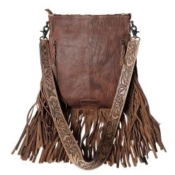 American Darling Cheetah Crossbody Purse With Fringe -Ariat shop ADBGS192CHEGO 04