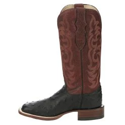 Justin Boots Women`s AQHA Cowgal Black Full Quill Ostrich 13 In Boot -Ariat shop AQ8650 03
