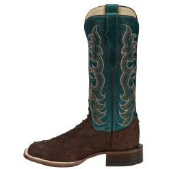 Justin Boots Women`s AQHA Cowgal Cigar Full Quill Ostrich 13 In Boot -Ariat shop AQ8651 03