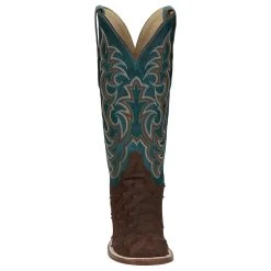 Justin Boots Women`s AQHA Cowgal Cigar Full Quill Ostrich 13 In Boot -Ariat shop AQ8651 04