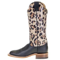 Justin Boot Company Womens Ardmore Black Boot 13` Cheetah Top -Ariat shop BRL461 2
