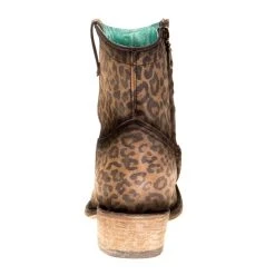 Corral Women's Leopard Print Round Toe Bootie -Ariat shop C3627 3