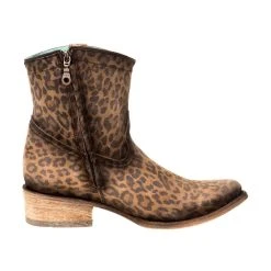 Corral Women's Leopard Print Round Toe Bootie -Ariat shop C3627 4