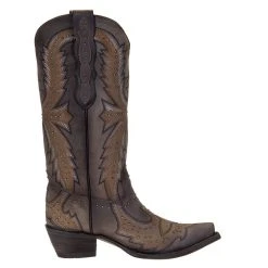 Nrs Footwear Women's Grey Embroidered Western Boot -Ariat shop C3651 4