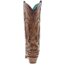 Corral Women's Orix Inlay Embroidery Wing 13 In Top Snip Toe Boot -Ariat shop C3924 04