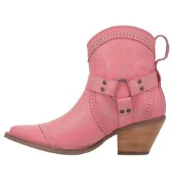 Dingo 1969 Women's Gummy Bear Pink Snip Toe 6 Harness Bootie -Ariat shop DI747 PK 03