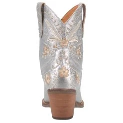 Dingo 1969 Women's Primrose Silver Metallic Snip Toe 7 Bootie -Ariat shop DI748 GY6 04