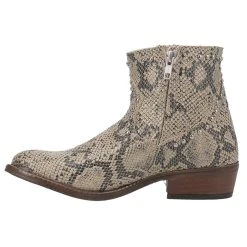 Dingo 1969 Women's Clementine Grey Snake Round Toe 5in. Bootie -Ariat shop DI866 GY 03