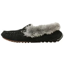 Lamo Sheepskin Inc. Women's Lamo Black Aussie Moc Slipper -Ariat shop EW1535BLK 03