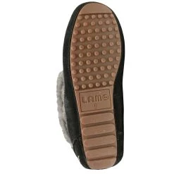 Lamo Sheepskin Inc. Women's Lamo Black Aussie Moc Slipper -Ariat shop EW1535BLK 04