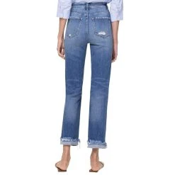 Flying Monkey Women's High Rise Ankle Straight Jean -Ariat shop F4600 STRAIGHT 1