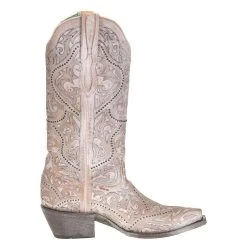 Women's Corral White Full Inlay Boots -Ariat shop G1514 4