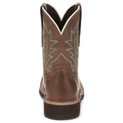 Justin Boots Women's Gypsy EMA Wide Square Toe 8in Top Boot -Ariat shop GY9539 04