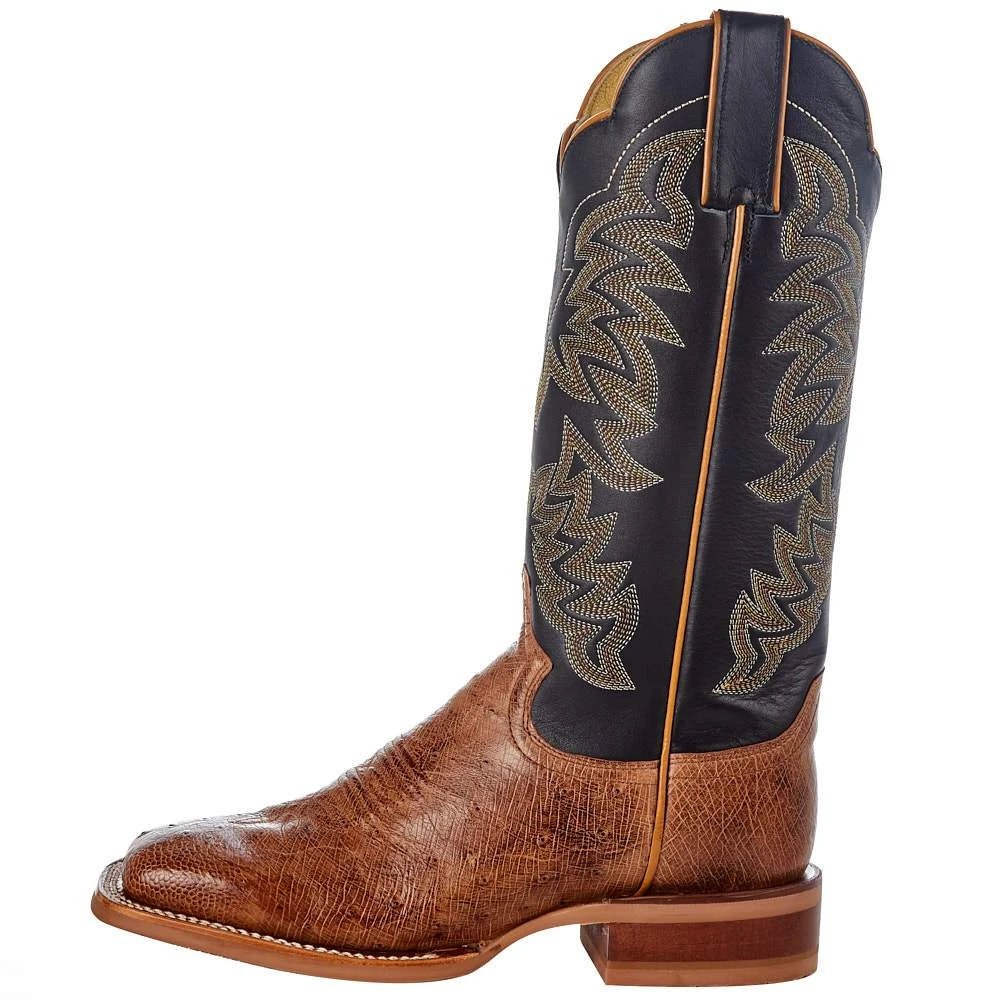 Justin Boots Women's Vintage Cognac Smooth Ostrich Cowgirl Boot 6 Justin Boots Women's Vintage Cognac Smooth Ostrich Cowgirl Boot - Image 4