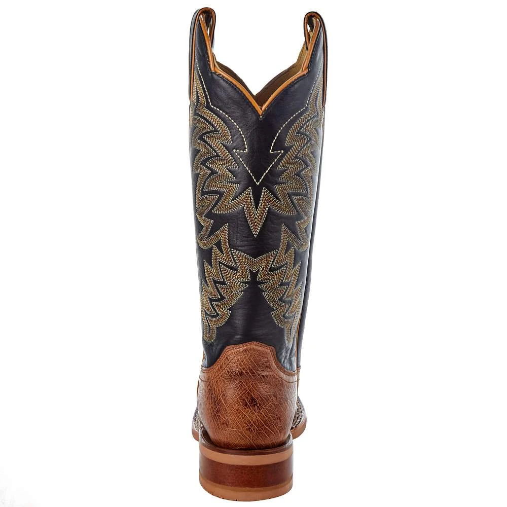 Justin Boots Women's Vintage Cognac Smooth Ostrich Cowgirl Boot 7 Justin Boots Women's Vintage Cognac Smooth Ostrich Cowgirl Boot - Image 5