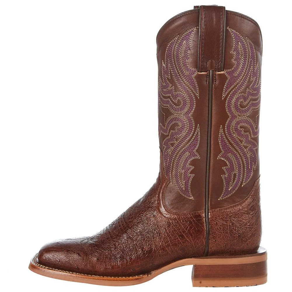 Justin Boots Women's Vintage Cognac Smooth Ostrich Cowgirl Boot 6 Justin Boots Women's Vintage Cognac Smooth Ostrich Cowgirl Boot - Image 4