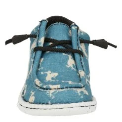 Justin Boots Women's Hazer Turquoise And Broncs Casual -Ariat shop JL178 04