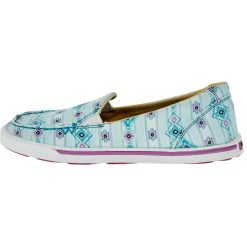 Wrangler Footwear Women's Retro Skylight Blue Raspberry Pink Slip On Casual Shoes -Ariat shop KWC0019 03