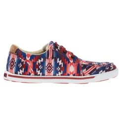 Wrangler Footwear Women's Retro Red Ombre Aztec Print Low Top Casual Shoes -Ariat shop KWC0021 05