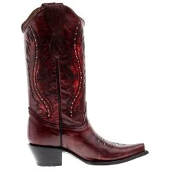 Circle G Women's Wine Embroidery 13 Top Snip Toe Boot 11 Circle G Women's Wine Embroidery 13 Top Snip Toe Boot -Ariat shop L2067 05