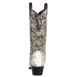 Circle G Womens Circle G Natural Black Python Boot -Ariat shop L5698 4