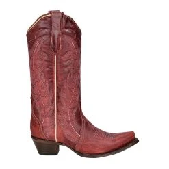Circle G Womens Red Embroidery And Triad Snip Toe Boot L5871 9 Circle G Womens Red Embroidery And Triad Snip Toe Boot L5871 -Ariat shop L5871 4