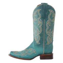 Circle G Women`s Turquoise Embroidered 12in. Boot -Ariat shop L5880 3