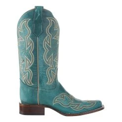 Circle G Women`s Turquoise Embroidered 12in. Boot -Ariat shop L5880 5