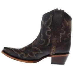 Circle G Women`s Black/Brown Embroidered 7in. Top Boot -Ariat shop L5917 03