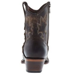 Circle G Women`s Black/Brown Embroidered 7in. Top Boot -Ariat shop L5917 04