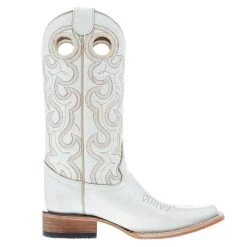 Circle G Womens Velo Pearl Cutout 12 In Embroidery Top Cowgirl Boot -Ariat shop L6007 05