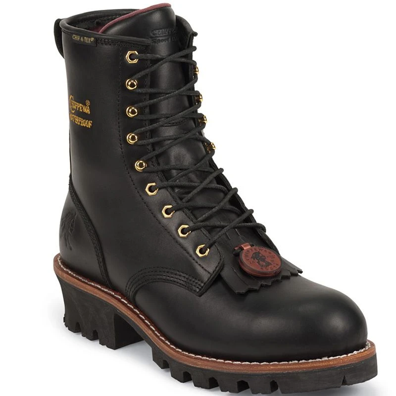 Chippewa Footwear Women's Black Waterproof Steel Toe Lace Logger Boots 4 Chippewa Footwear Women's Black Waterproof Steel Toe Lace Logger Boots - Image 2